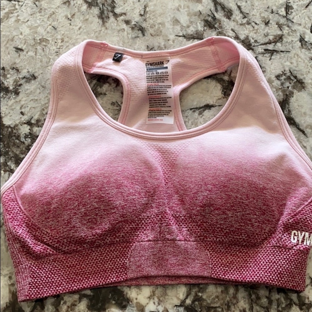 Gymshark ombré seamless sports bra